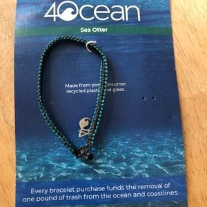 4ocean Sea Otter Braided Bracelet